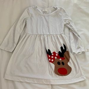 Girls size medium Rudolph top